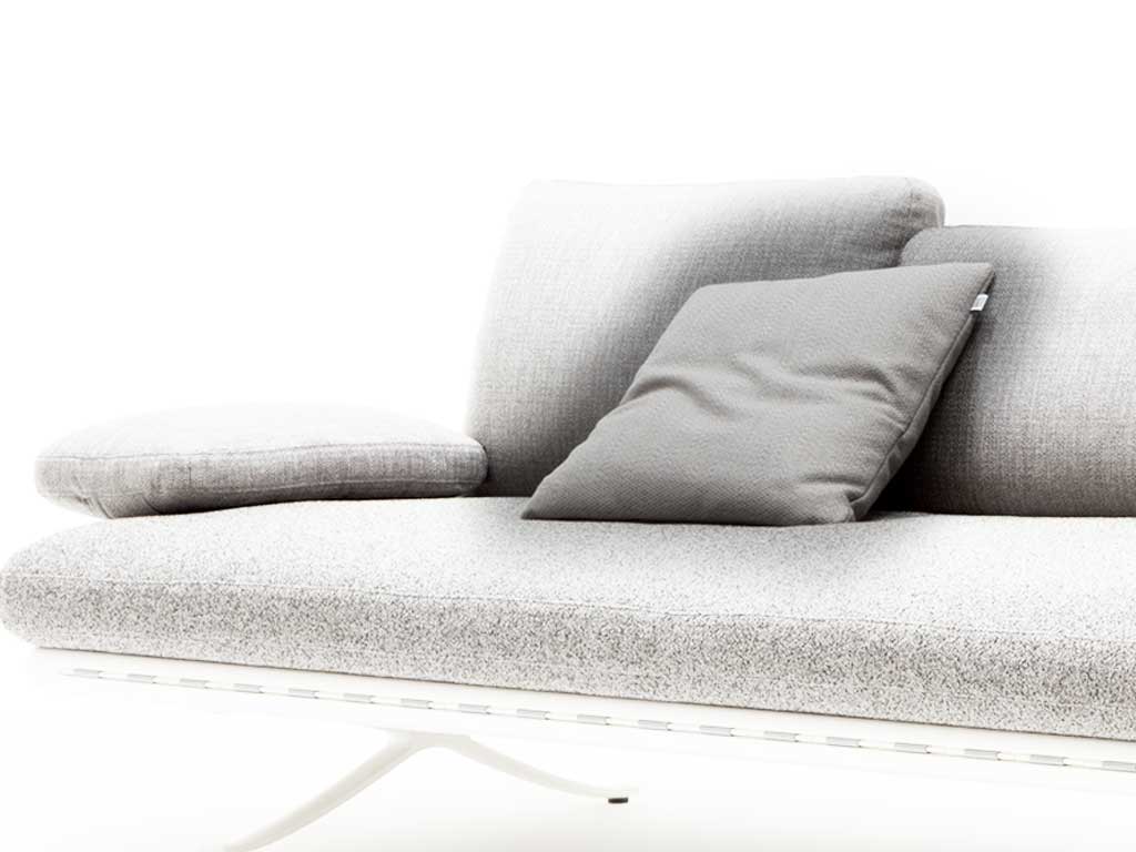 Rolf Benz Yoko 271 - Polsterkissen | 50 x 50 cm Lounge Sofa mit quadratischem Kissen in grau von Rolf Benz