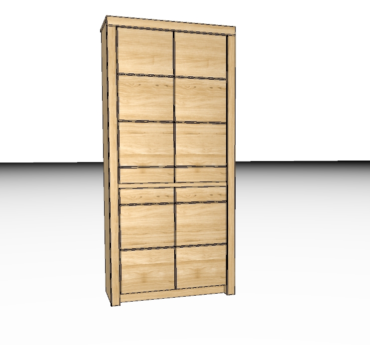 Wöstmann Soleo 3000 - Schrank | Type 5950 | H: 200,8 cm | Wildeiche | SOFORT VERFÜGBAR