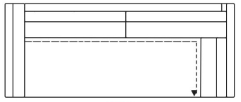Illustration eines Sofaelements vor weißem Hintergrund freistil Rolf Benz 170