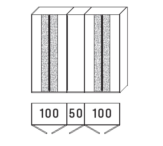 6305 | 5-türig, B 251,9 cm 