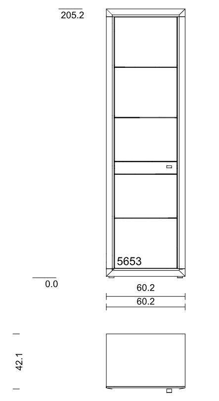 Wöstmann. Aurum | Schrank | Type 5653 / 5654 | B: 60,2 cm