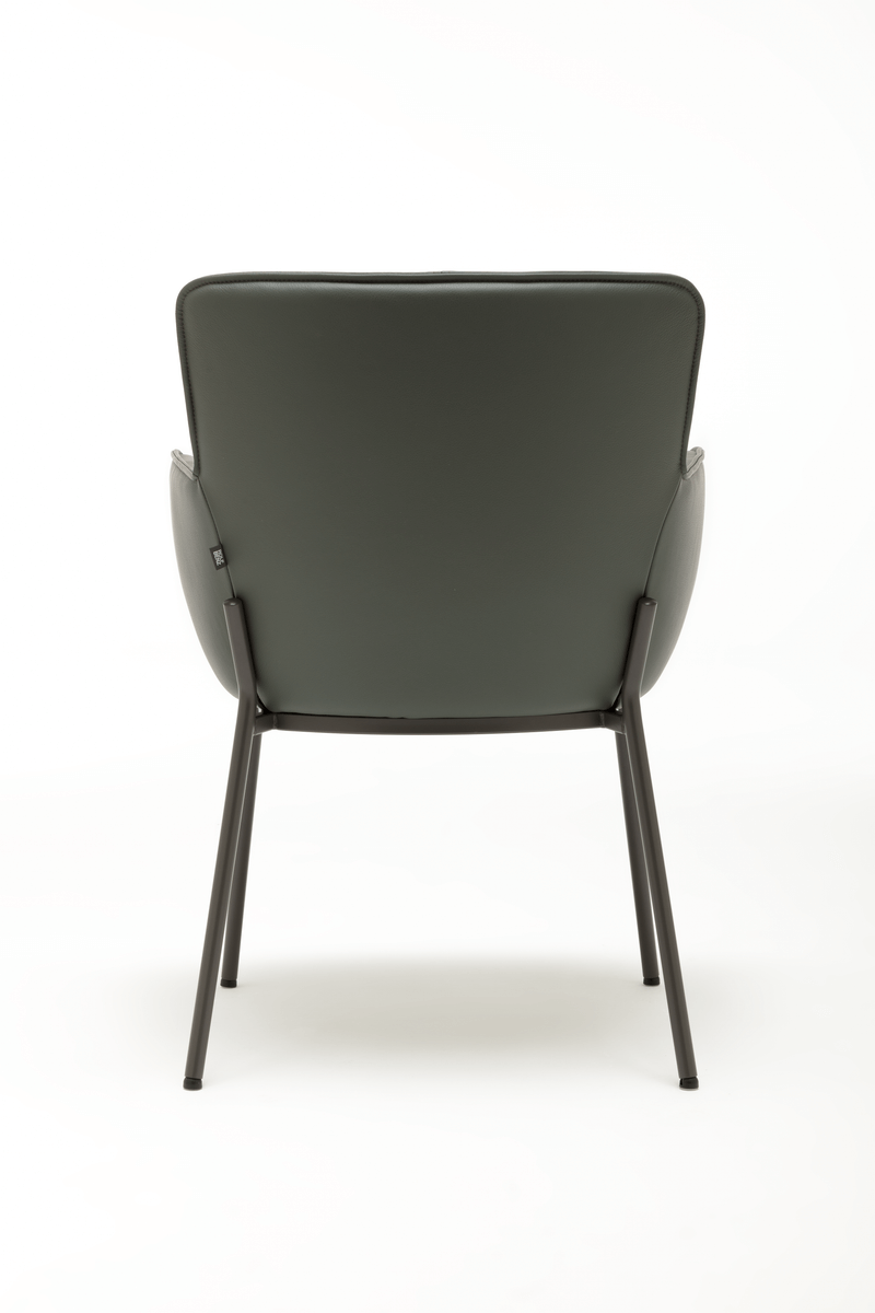 Rolf Benz. 655 | Stuhl mit Armlehnen | einfarbig "All-Over"