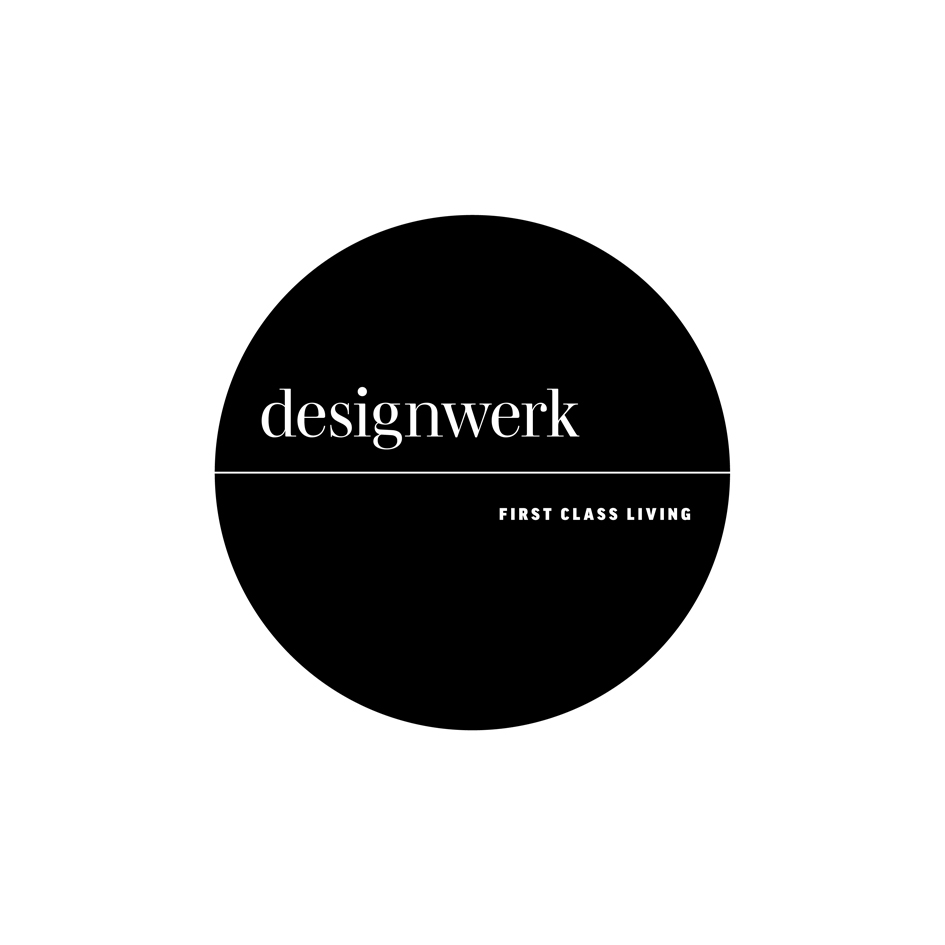 Markenlogo zentriert designwerk