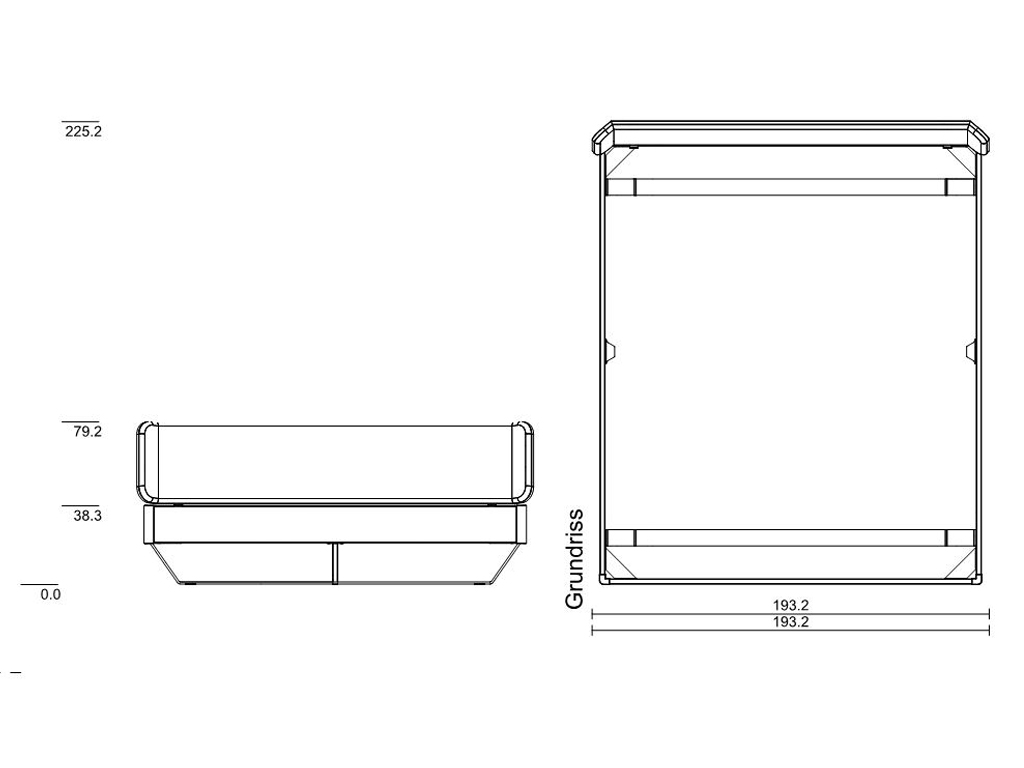 180 x 210 cm