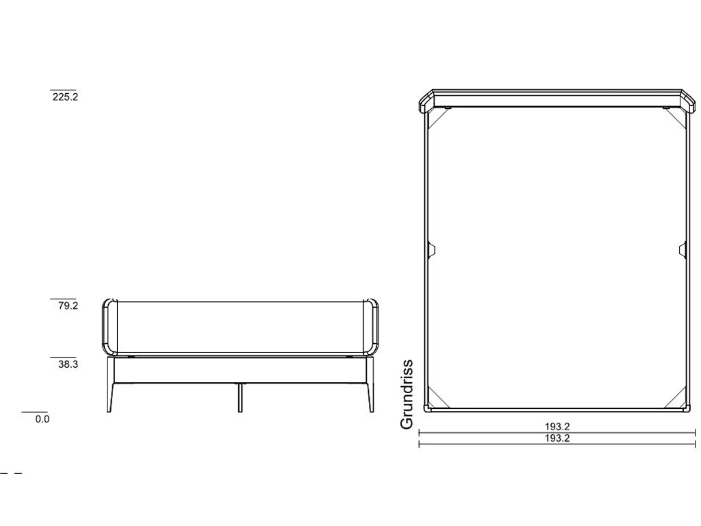 180 x 210 cm