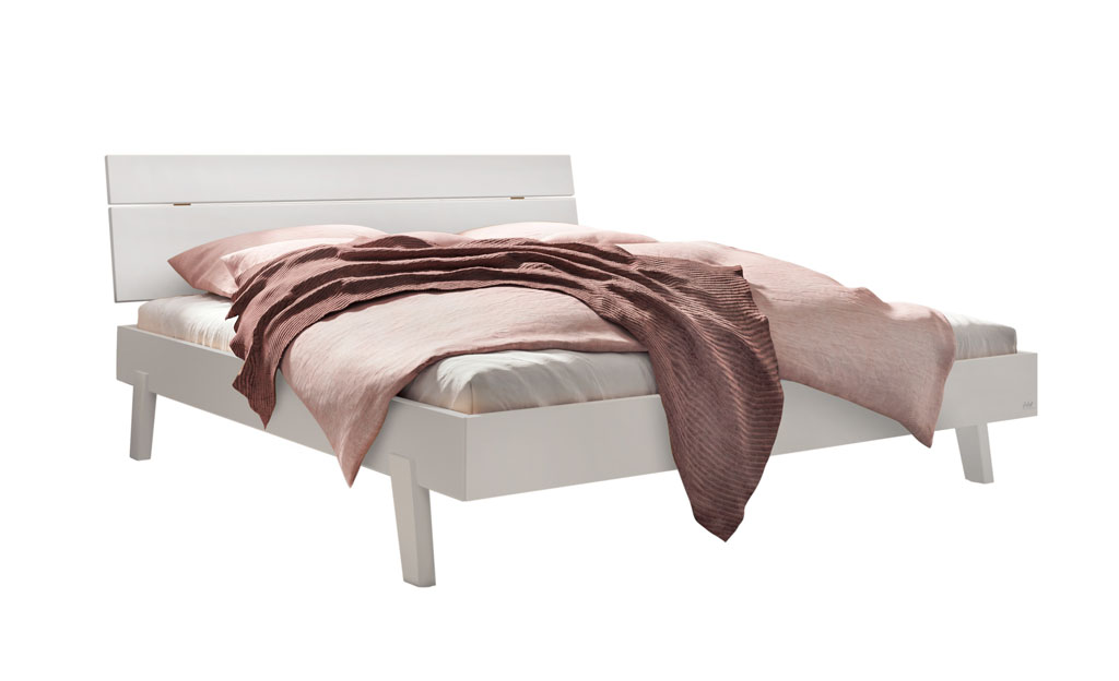 Hasena -  Trento Bett Imperia | Rahmen Trento 16 | Kopfteil Lino | Füße Getano | konfigurierbar