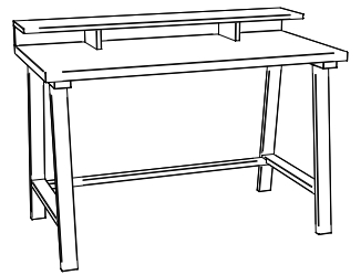 Illustration eines Sekretärs