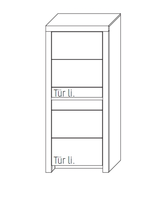 WM.SO.4753 Wöstmann. Soleo 3000 | Schrank | Type 4753/4754 | H: 168,8 cm