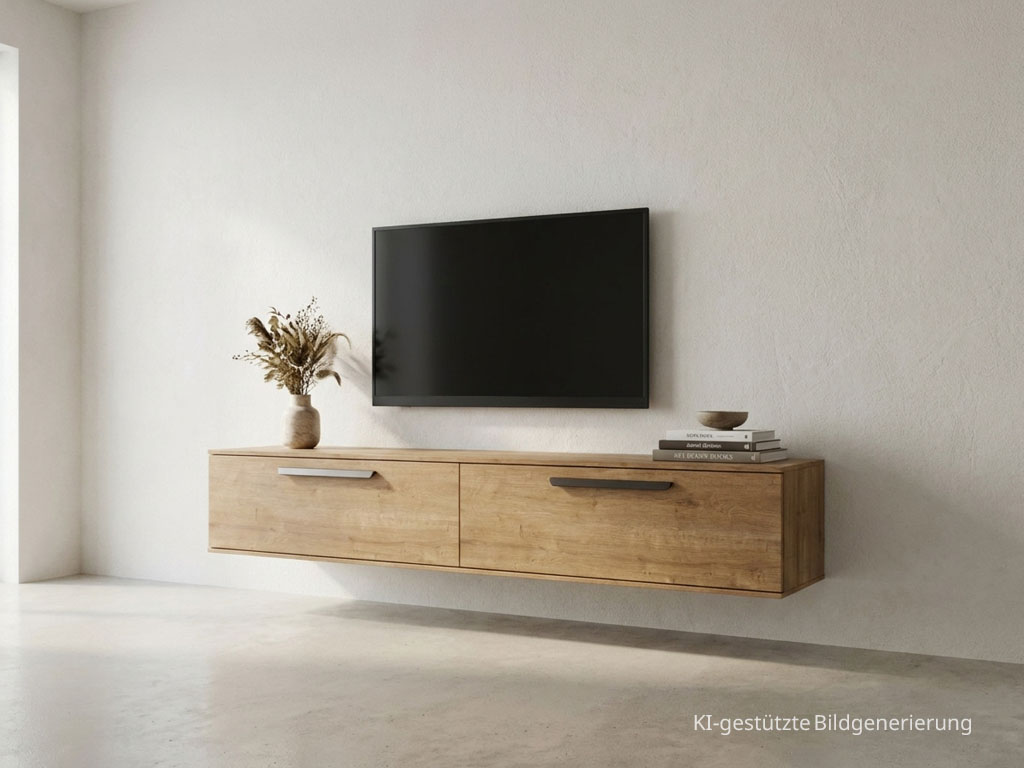 Wöstmann WM 2620 - Hängelowboard | Type 11135 | B: 211,9 cm | Wildeiche massiv