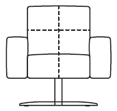 RB.50SE Rolf Benz. 50 Sessel | drehbar