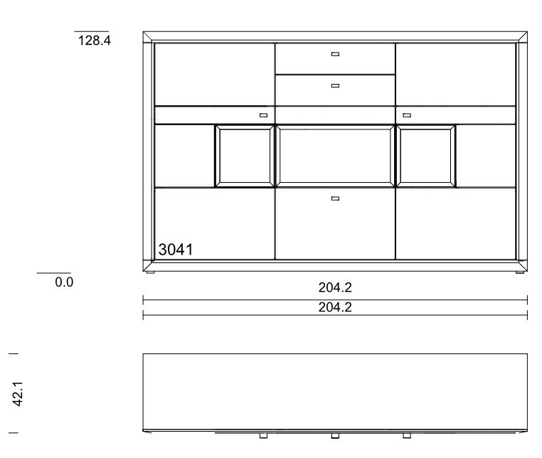 Type 3041 | B: 204,2 cm