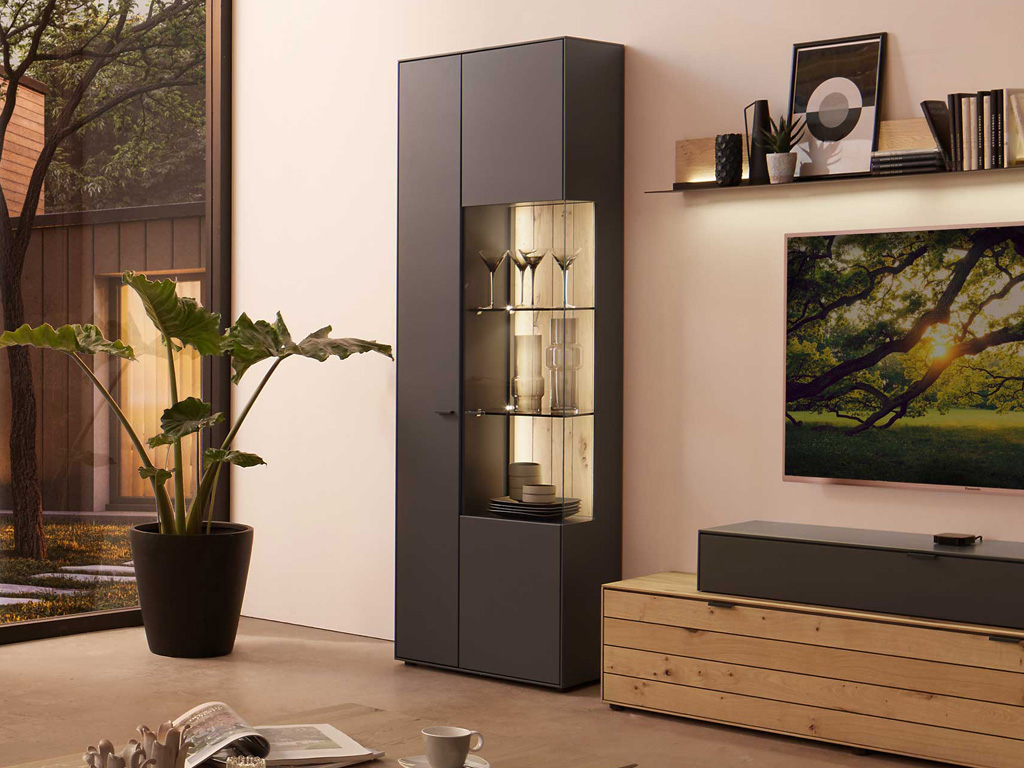 Wöstmann WM 2380 - Vitrine | Type 6743/6744 | B: 76,9 cm | konfigurierbar