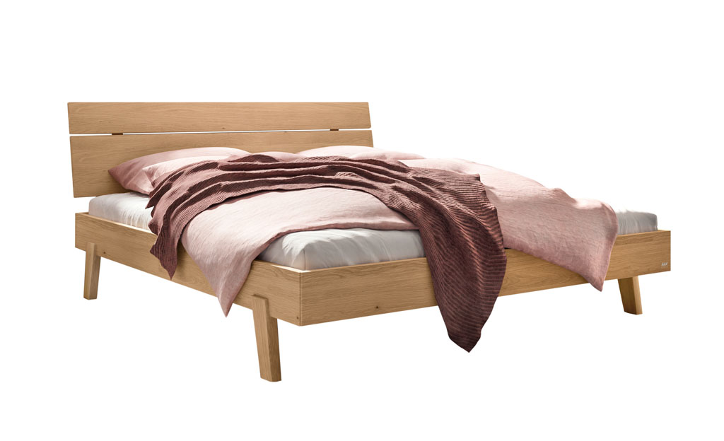 Hasena -  Trento Bett Imperia | Rahmen Trento 16 | Kopfteil Lino | Füße Getano | konfigurierbar