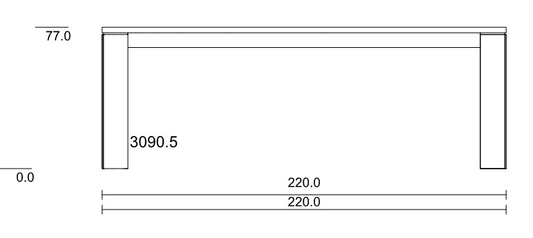 Type 3090.5 | Länge 220 cm