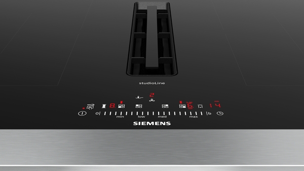 Siemens studioLine ED807FQ25E iQ500 Kochfeld mit integriertem Dunstabzug (Induktion) 80 cm flächenbündig (integriert)