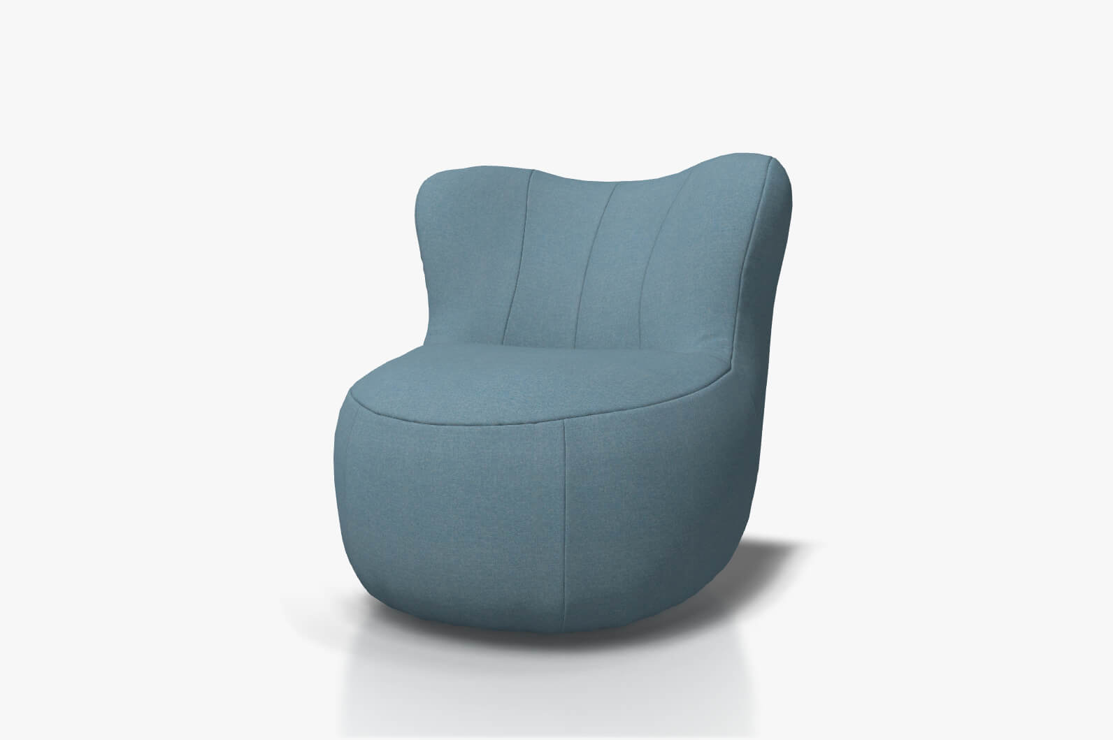 freistil Rolf Benz 173 - Sessel (Loungesessel) | Stoff, pastellblau 5470 Bequemer blauer Stoffessel mit elegantem Design