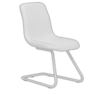 Schwingstuhl illustration grau