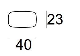 Maßzeichnung eines Kissens vor weißem Hintergrund