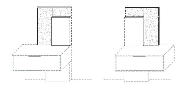 Paneelaufsatz mit Akzent (2er-Set)