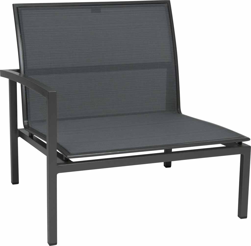 Stern. Skelby | Gartenlounge-Seitenelement (rechts) | karbon | Aluminium anthrazit