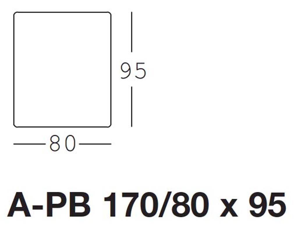 freistil Rolf Benz 170 - Polsterbank | Breite: 80 cm | A-PB 170/80 x 95