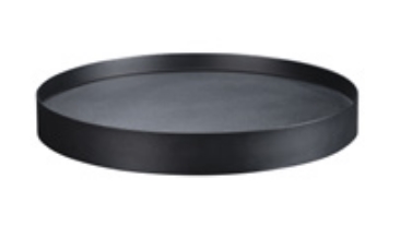 Tablett "Kevin" | Metall 12 Schwarz