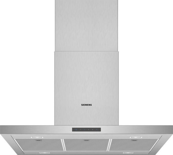 Edelstahl-Dunstabzugshaube mit Touch-Bedienfeld und LED-Beleuchtung von Siemens