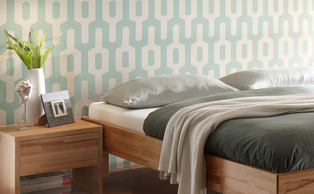 Hasena - Trento Bett Rapallo | Rahmen Trento 16 | Füße Tunca | konfigurierbar