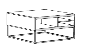 NBH.CT.8811 now! by hülsta. coffee tables | Couchtisch mit Glasplatte CT 20 | konfigurierbar