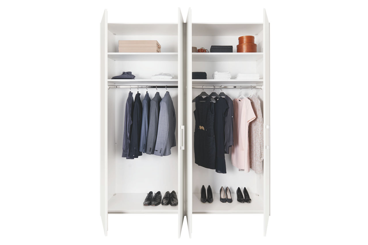 hülsta. Solo | 4 türiger Kleiderschrank | B: 202 cm