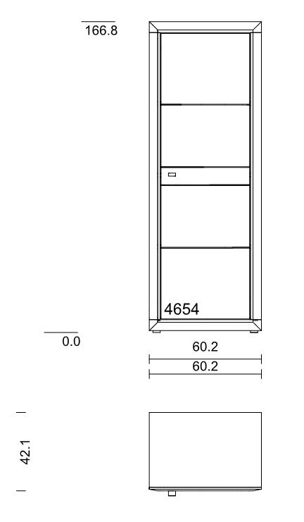 Wöstmann. Aurum | Schrank | Type 4653 / 4654 | B: 60,2 cm