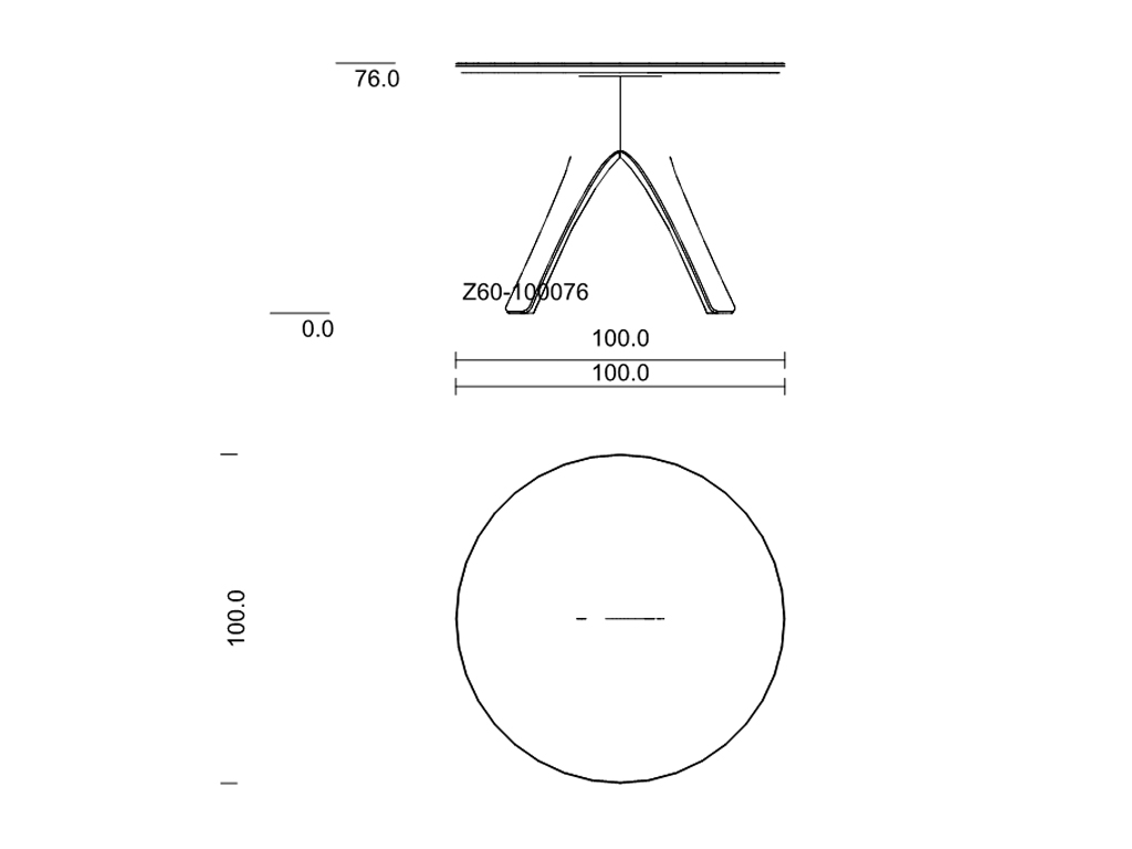 Ø 100,0 cm 