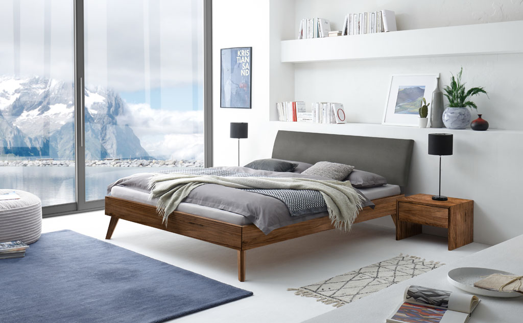 Hasena - Trento Bett Caprile | Rahmen Trento 16 | Kopfteil Lecco | Füße Nelo | konfigurierbar
