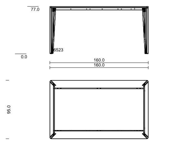 Type 46523 | L: 160,0 cm, Breite: 95,0 cm