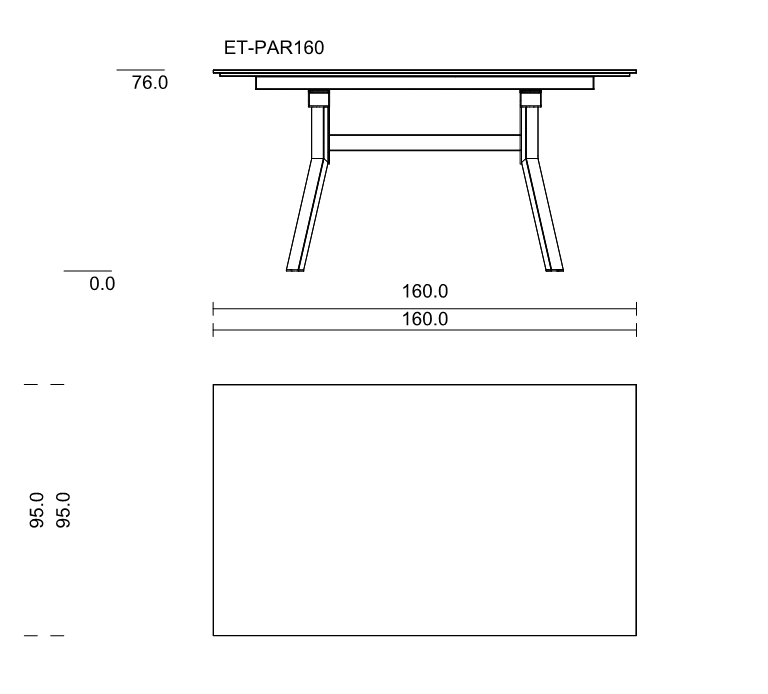 40070 | ET-PAR160: 1600 mm lang