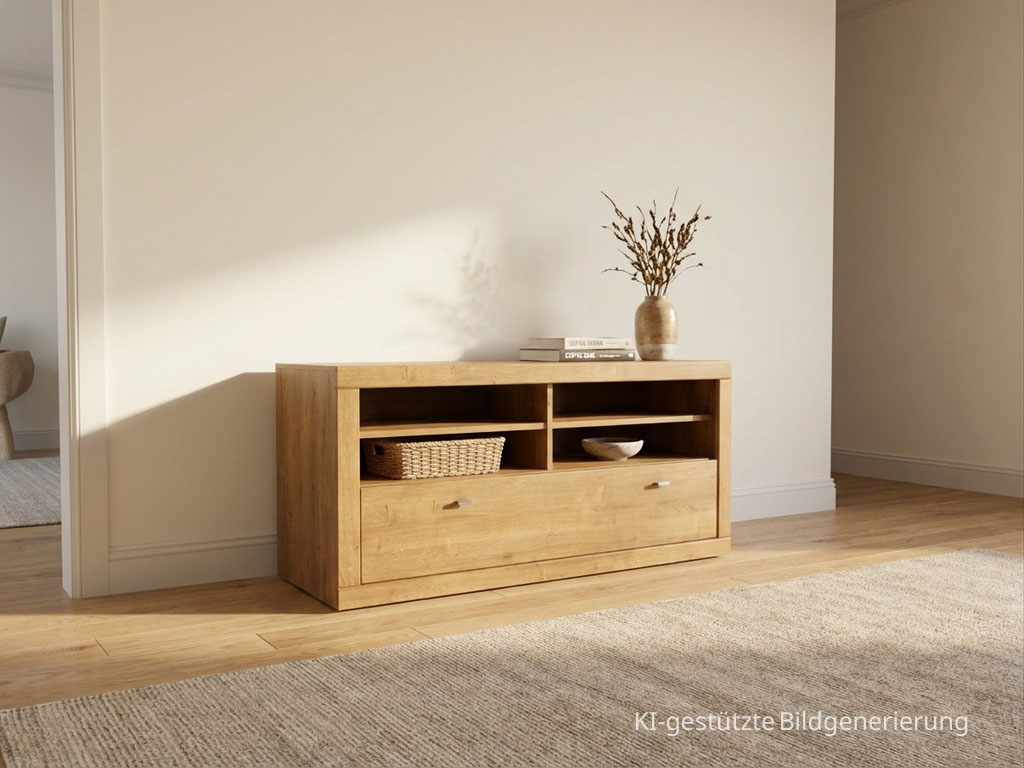 Wöstmann Aurum - Lowboard | Type 1252 | B: 124,2 cm | Wildeiche massiv