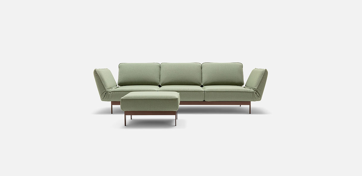 Rolf Benz. 386 MERA | Liege-Sofabank | B: 275 cm