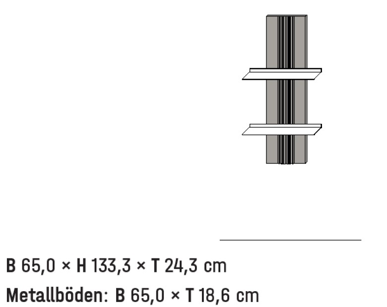 Illustration eines Hängeelements mit Bezeichnung vor weißem Hintergrund