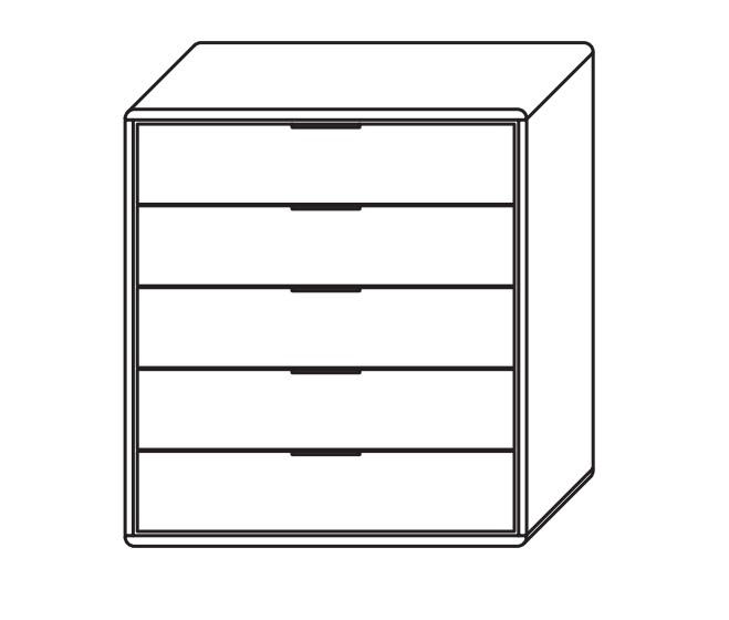 keine Auswahl / Schubladenfront Wildeiche