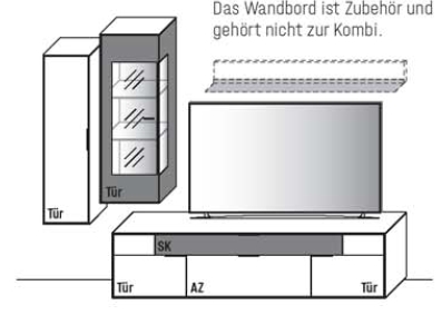 WM.2140.0002 Wöstmann. WM 2140 | Wohnwand  | Type 0002/0102