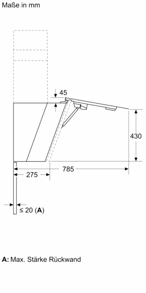 Siemens studioLine - Wand Dunstabzugshaube iQ500 (80 cm) | LC81KAN65
