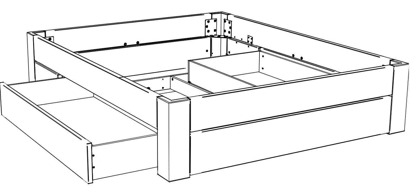 HA.F.7222.5512 Hasena - Function Stauraumbett Cassone | Massivholz Wildeiche natur, gebürstet, geölt | Polsterkopfteil Ronna | verschiedene Größen  & Farben konfigurierbar