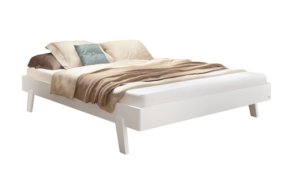 Hasena - Trento Bett Molino | Rahmen Trento 16 | Füße Getano | konfigurierbar