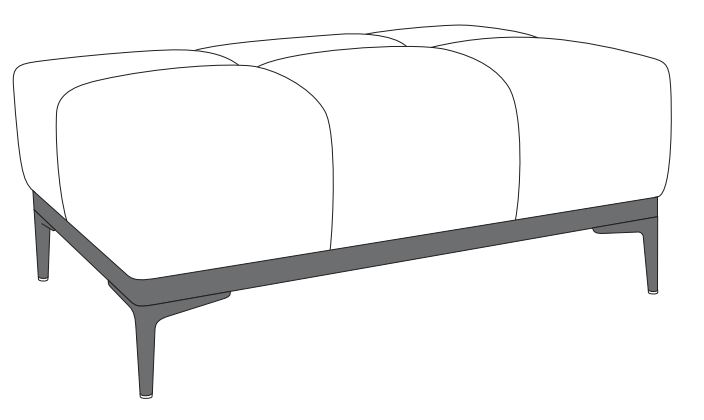 DW.O.D115815B Designwerk Oasis - Megahocker