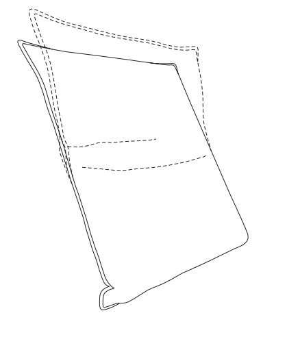 DW.KISSEN.D016922.23 designwerk Kissen - Rückenkissen mit Kopfteilverstellung