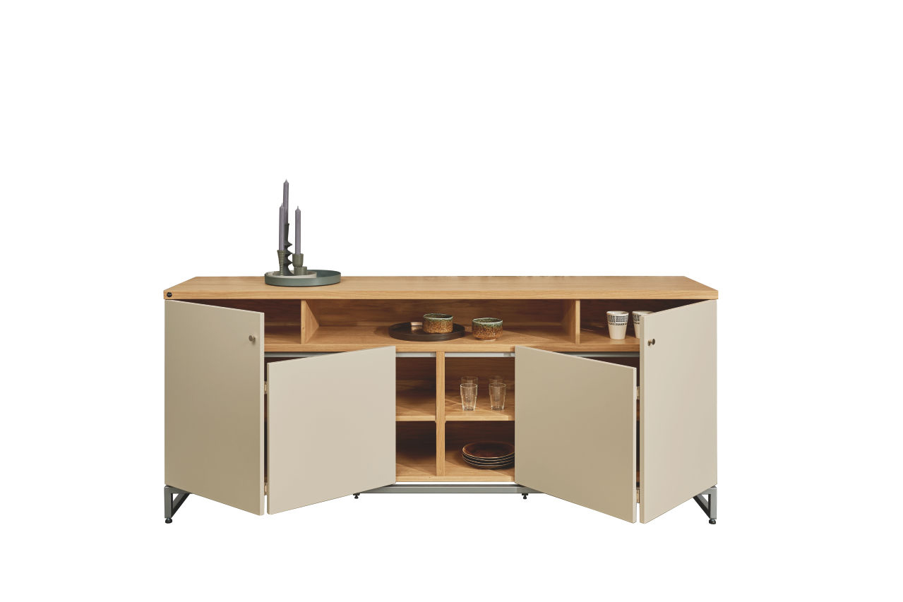 now! by hülsta. time | Sideboard mit Falttüren | 210,0 cm