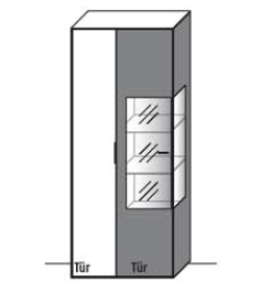 WM.2140.6843 Wöstmann. WM 2140 | Vitrine | B: 79,5 cm | Type 6843/6844