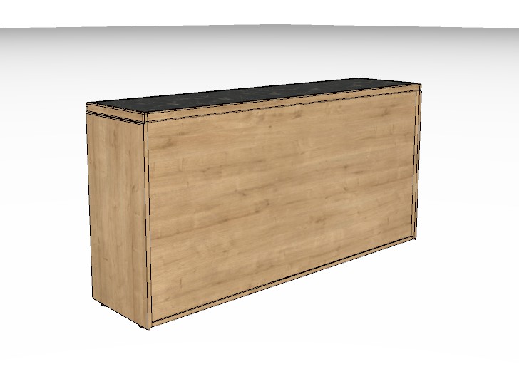 Wöstmann WM 2520 - Sideboard |  Type 2853/2854 | B: 181,9 cm | Wildeiche massiv, Keramik