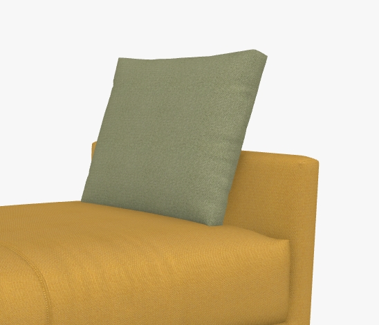 freistil Rolf Benz 142 - Rückenkissen | 65 x 56 cm grünes rechteckiges sofarückenkissen freistil rolf benz 142