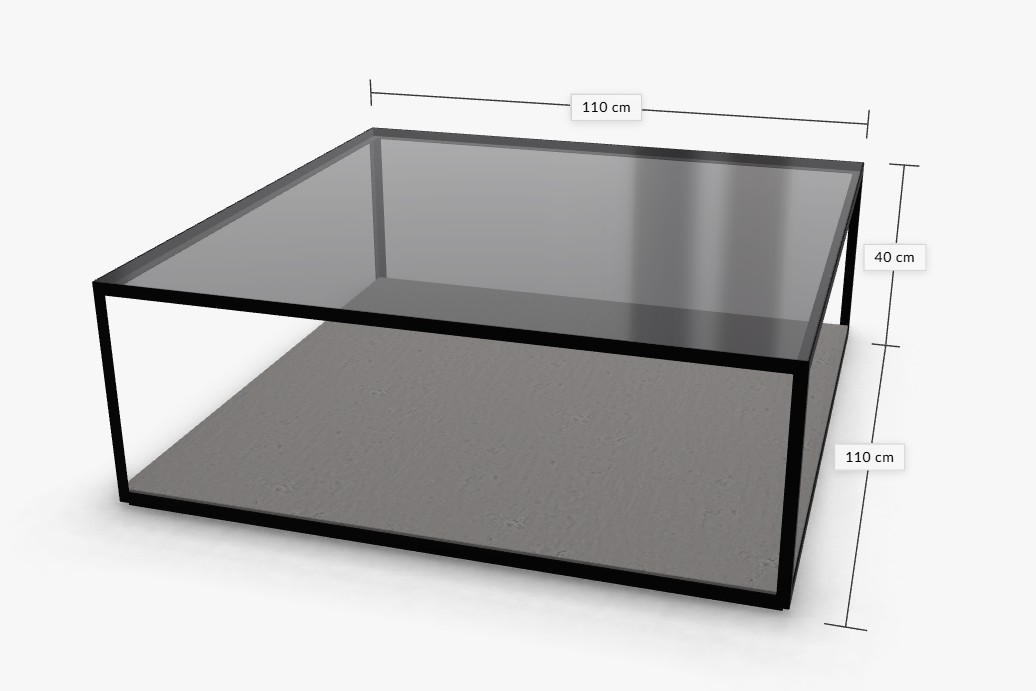 freistil Rolf Benz 181 - Couchtisch | 110 x 110 cm | konfigurierbar